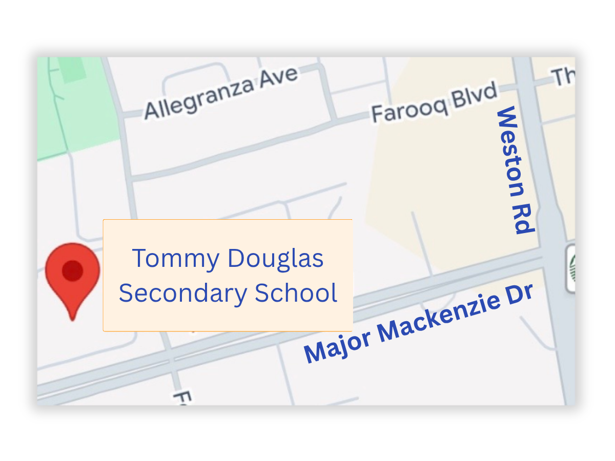 Tommy Douglas Secondary School map